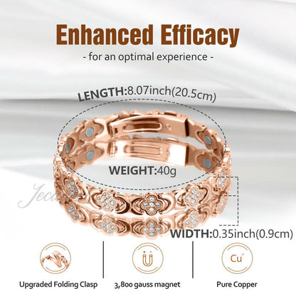 Lucky Clover Copper Bracelet