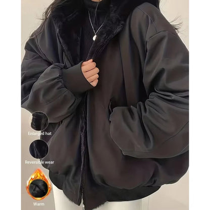 Cozy Reversible Fleece Coat