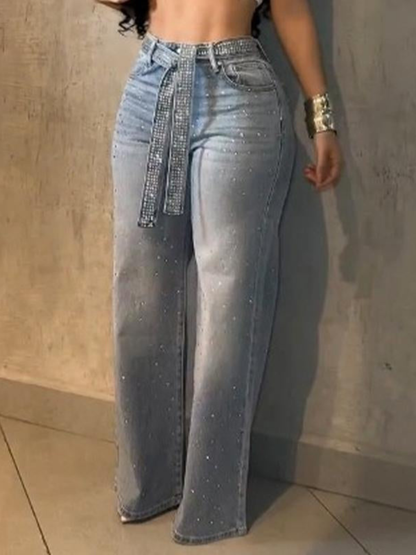 Sparkle Chic Rhinestone Jeans