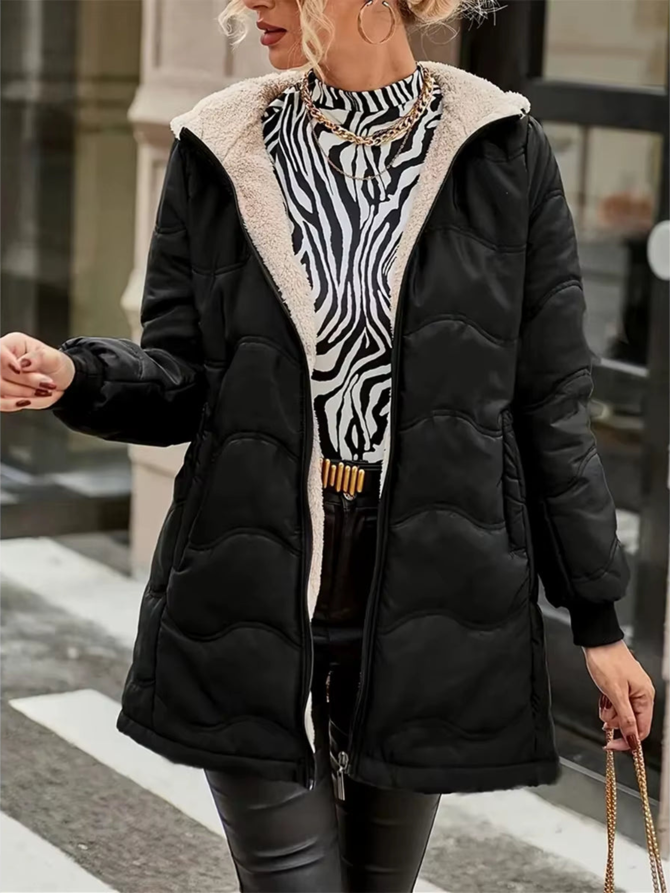 Cozy Quilted Winter Coat