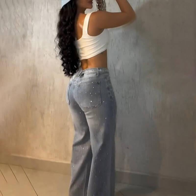 Sparkle Chic Rhinestone Jeans