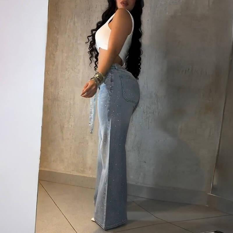 Sparkle Chic Rhinestone Jeans