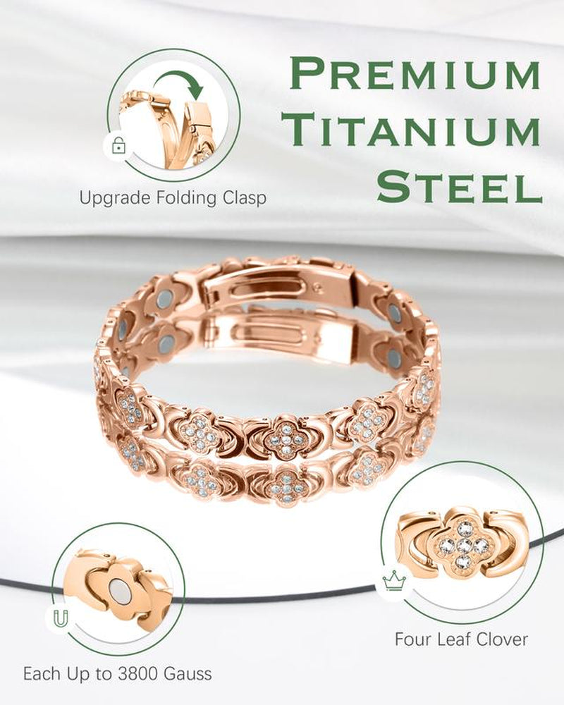 Lucky Clover Copper Bracelet