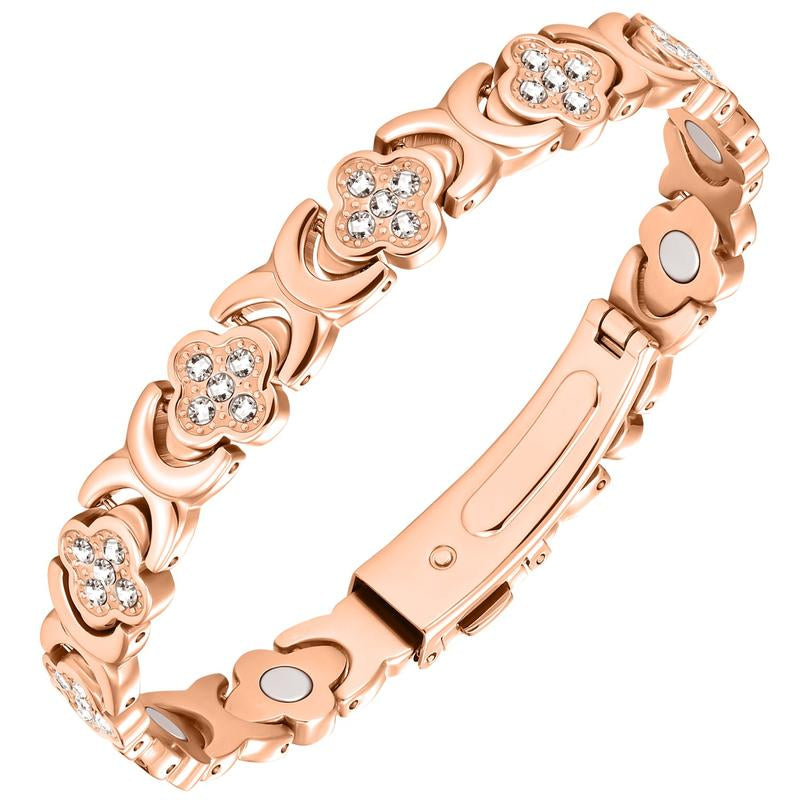 Lucky Clover Copper Bracelet